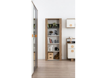 Bicherregal Staregal Kannerregal Regal Bicherkabinett Holz Braun Nei