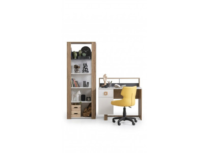 Kanner Schreibtisch Schreibtisch Bicherregal Holz Braun Set 2 Stéck Büro