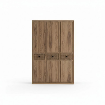 Kleederschaf Schaf Holzschaf Schlofzëmmer Miwwelen Holz Braun Nei