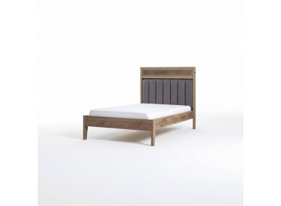 Bettrahmen Kannersmiwwelen Bett Holz Brong Jugendbett 100 cm Klassesch