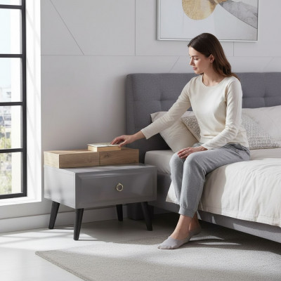 Design Nuetsdësch Nuetskonsole Kanner Nuetsdësch Kannerzëmmer Holz Gro