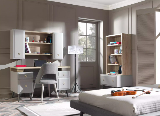 Computerdësch Schreibtisch Kannerschreibtisch Holz Gro Dësch Design