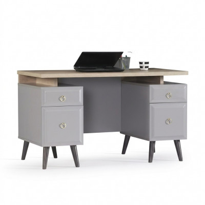 Computerdësch Schreibtisch Kannerschreibtisch Holz Gro Dësch Design