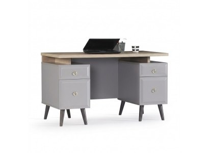 Computerdësch Schreibtisch Kannerschreibtisch Holz Gro Dësch Design
