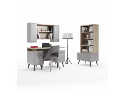 Computerdësch Schreifdësch Kannerschreifdësch Holz Gro Set 3tl Dësch