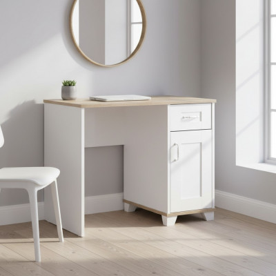 Kannerschreifdësch Computerdësch Modern Schreifdësch Holz Wäiss Dësch