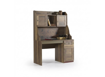 Bestéck Schreifdësch Set Pirat Holz Bicherregal Brong Kannerzëmmer