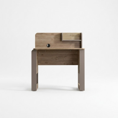 Schreifdësch-Set Holz Dësch Regal Braun Kannerzëmmer Aarbechtsdësch