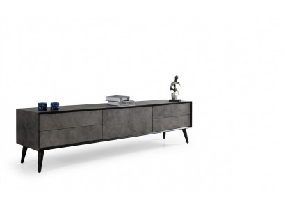 RTV Lowboard TV Ständer Wunnzëmmer Gro Holz Sideboard Dësch Modern