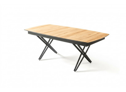Design Kicheltësch Iesszëmmerdësch Auszuchs Holzdësch Braun Miwwelen