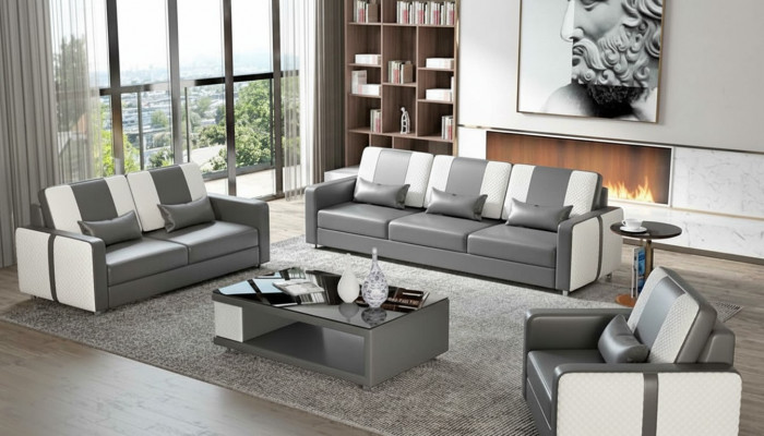 Komplett Sofa Sofagarnitur Luxus Canapé Sazgarnitur Gro Kunstlieder 321
