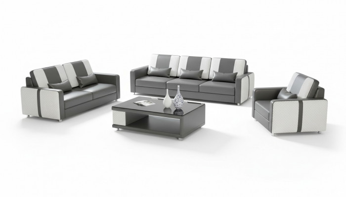Komplett Sofa Sofagarnitur Luxus Canapé Sazgarnitur Gro Kunstlieder 321