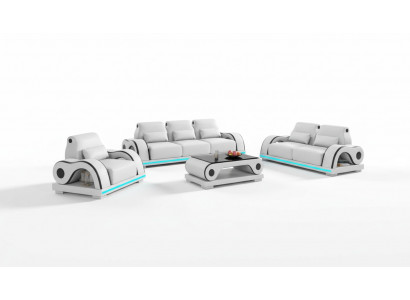 Canapé-Set, Sofa-Set, Luxus Komplett Wais Lieder-Couch, Canapé Modern Sofa
