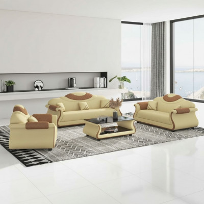 Komplett Couchgarnitur Sofagarnitur 3tlg Sofas Ledersofa Sofa Braun