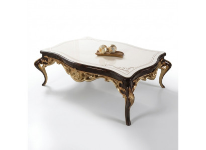Wunnzëmmerdësch Couchtisch Bäistelltësch Konsole Beige Holz Dësch