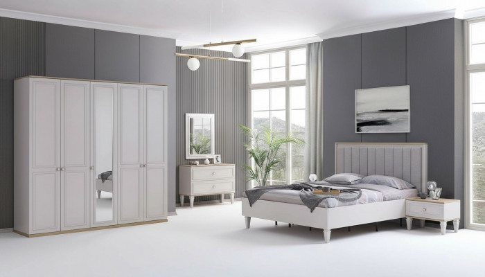 Komplett Schlofzëmmer Miwwel Modern Better Holz 6 Stéck Schlofzëmmer Gro