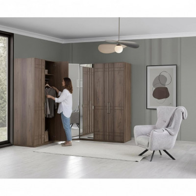 Eckschaf Kleederschaf Schaf Braun Holz Spigel 7 Dieren Grouss