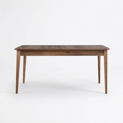 Iesszëmmerdësch Iessdësch Dësch Holz Braun Auszichbar 160 cm Iesszëmmer