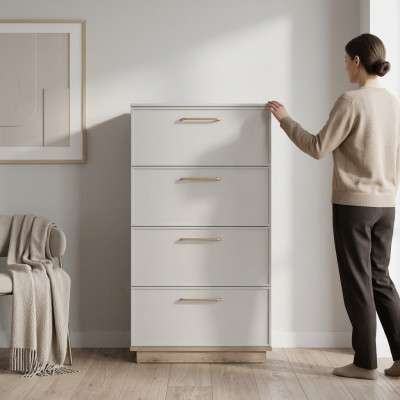 Kommodschränker Holzmöbel Kommoden Holz Wäiss Schlofkummer Modern