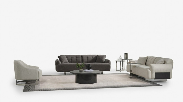 Komplett Polstersofa Couchensemble Sofagarnitur Gro Stoff Stoffsofa