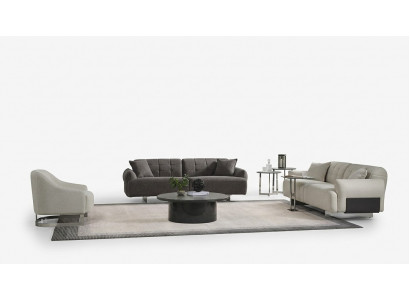 Komplett Polstersofa Couchensemble Sofagarnitur Gro Stoff Stoffsofa