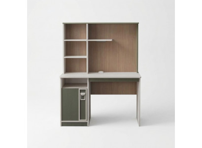 Schreifdësch Regal Computerdësch Holz Gri Kinderzëmmer Dësch Kanner