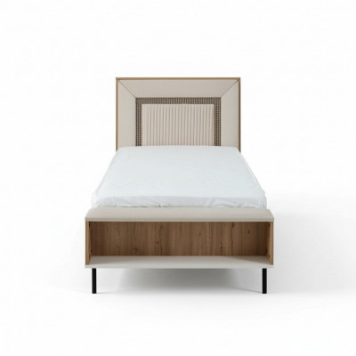 Kannerbett Bettkader Bett Kannerzëmmer Better Braun Holz Better