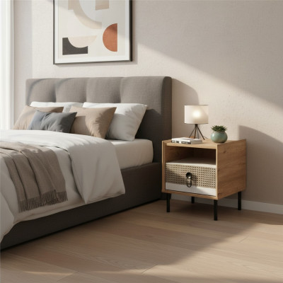 Nuetsdësch Nuetskonsol Konsol Holz Kannerzëmmer Modern Braun Dësch