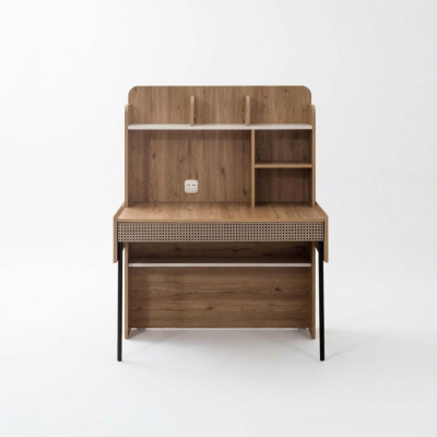 Schreifdësch Bürosdësch Computerdësch Brong Bürosmiwwelen Holz Dësch Regaler
