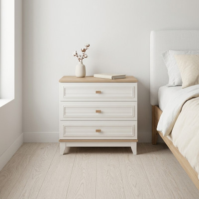 Kannerkommode Kommode Holz Kannerzëmmer Wäiss Schaf Modern Design