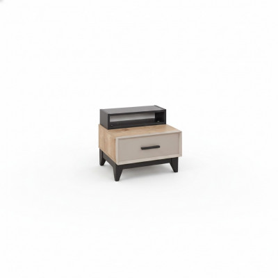 Kannerzëmmer Nuetsdësch Modern Nuetskonsolen Konsolen Holz Braun Dësch