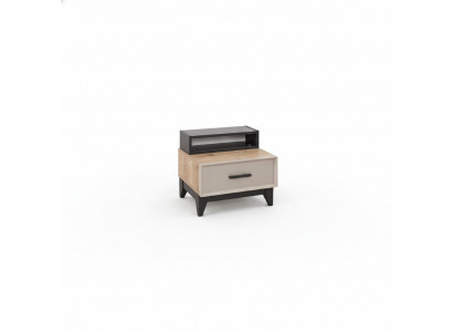 Kannerzëmmer Nuetsdësch Modern Nuetskonsolen Konsolen Holz Braun Dësch