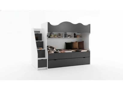 Stockbett Bett Kannerbett Kannermebel Grom Garnitur Modern Kanner