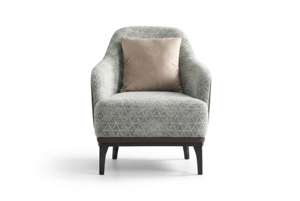 Ohrensessel Sessel Einsitzer 1 Sëtzer Stoffsessel Gro Design Modern