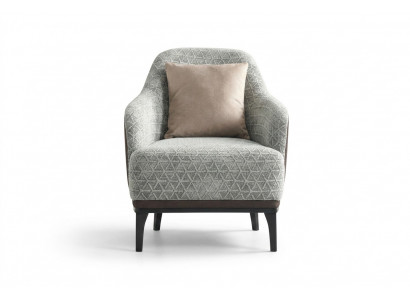 Ohrensessel Sessel Einsitzer 1 Sëtzer Stoffsessel Gro Design Modern