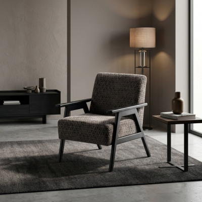 Wunnzëmmer Fauteuil Eenzelsëtz 1 Sëtz Stoffsëtz Gro Klassesch Nei