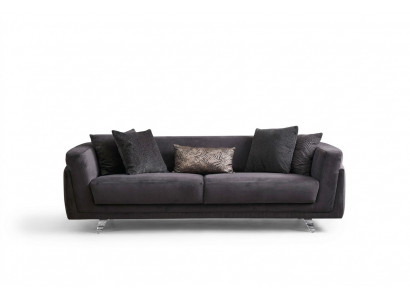 Dräisëtzer Canapé Sofa 3 Sëtz Plazen Gro Stoffer Stoffsofa Polstersofa Design