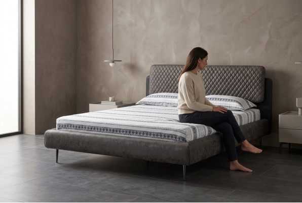 Bettkader Duebelbett Better Bett 180 cm Gro Stof Modern Schlofzëmmer