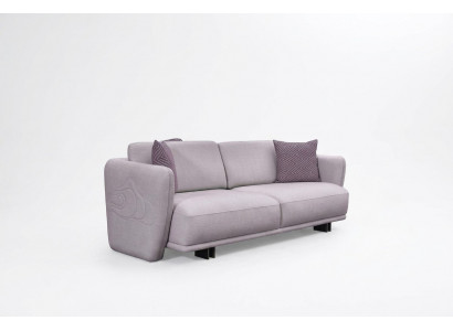 Dräisëtzer Canapé Sofa 3 Sëtzer Gro Stoff Stoffsofa Polstersofa Design