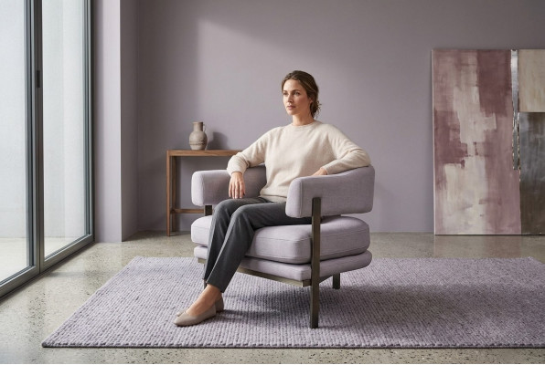 Fauteuil Einsitzer Stoff Wunnzëmmer Modern Gro Polstersëtz Sëtz