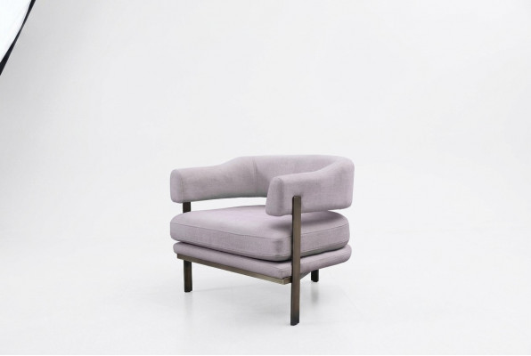 Fauteuil Einsitzer Stoff Wunnzëmmer Modern Gro Polstersëtz Sëtz