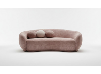Dreisitzer Couch Sofa 3 Sëtzer Brong Stoff Stoffsofa Polstersofa Luxus
