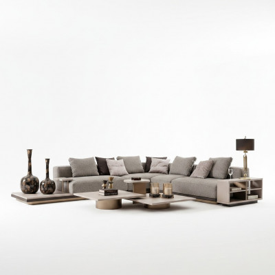 Eckcanapé L Form Wohnlandschaft Polstersofa Stoffsofa Gro Modern Canapé
