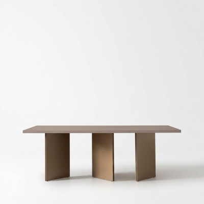 Iessdësch Iesszëmmerdësch Dësch Iesszëmmer Holz Beige Modern Miwwel Dëscher