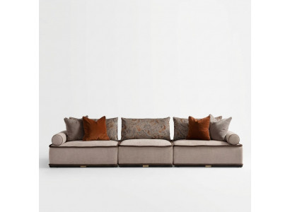 Viersëtzer Canapé 4 Sëtzer Couch Stoffcanapé Polstercanapé Modern Antrazit.