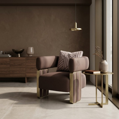 Cocktailsfauteuil Fauteuil Einsitzer Wunnzëmmer Clubfauteuil Wäiss Stoft Sëtz