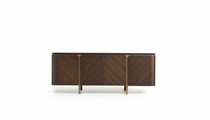 Anrichte Sideboard Kommode Schieferschaf Schaf Holz Braun Miwwelen
