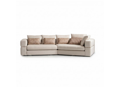 Ecksofa Stoffssofa Polstersofa Béisch Sofas Modern Wunnzëmmer Design