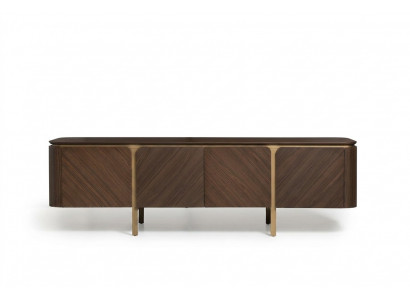 Sideboard RTV Lowboard TV Ständer Dësch Holz Braun Wunnwand Modern