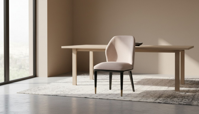 Luxus Iesszëmmer Still Kichen Still Modernen Design Stull Lehnstill Beige Nei